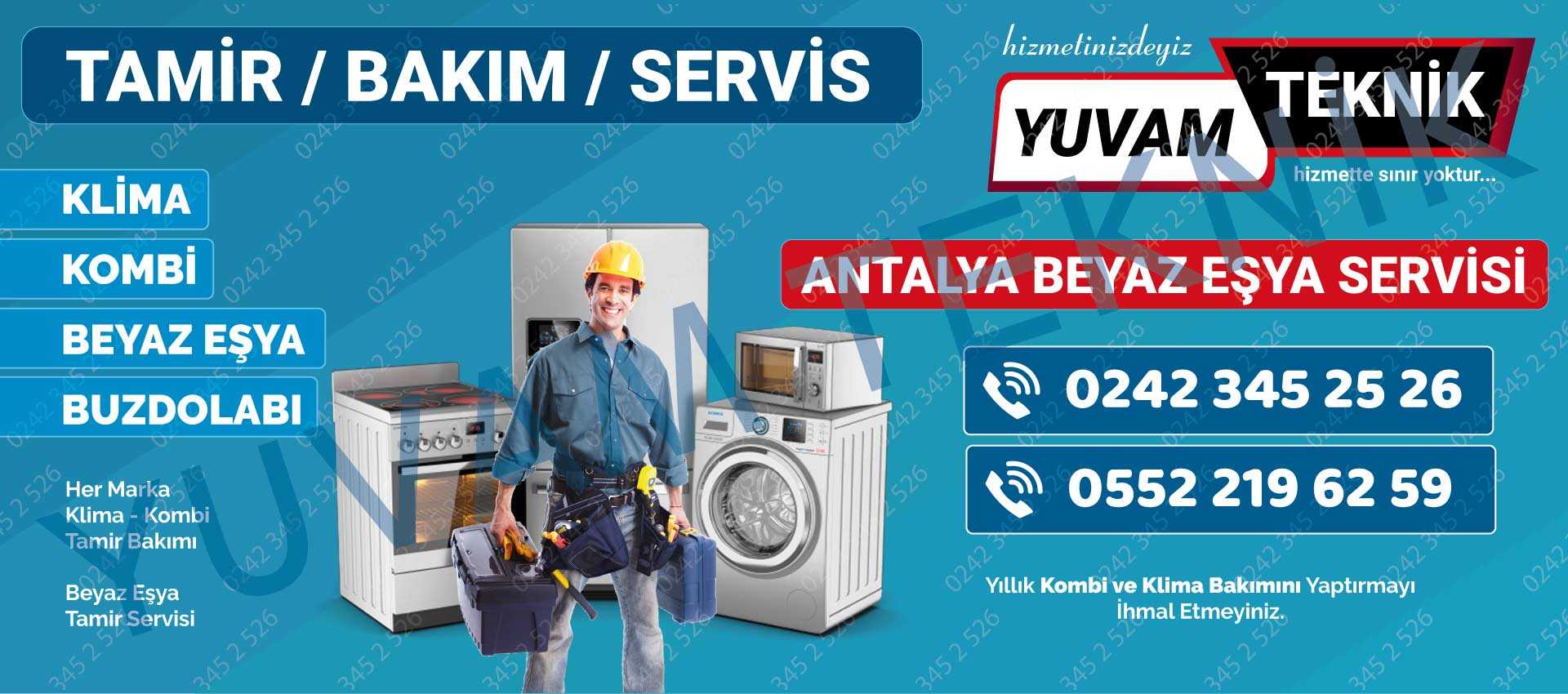 Çamaşır Makinesi Tamircisi Servisleri bilgisi Dogu Garajı Antalya